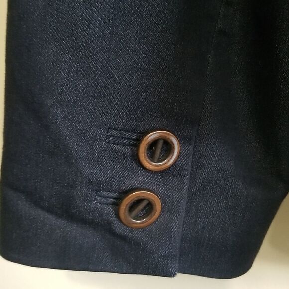 Isabel & Nina Charcoal Gray Blazer Sz 6 - Picture 8 of 11